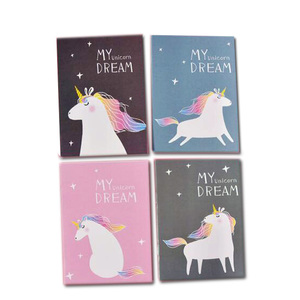 Cute Unicorn Mini <strong>Notebook</strong> Animal Cartoon Smart Pocket <strong>Notebook</strong> Smart Flamingo <strong>Memo</strong> Book Stationery Promotional Gift - Product Image 2