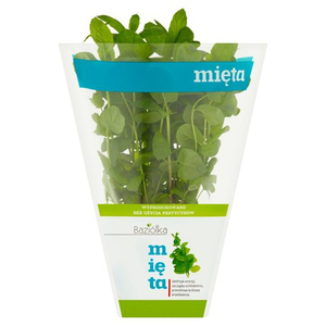 CPP OPP LDPE Green leef ผัก apium เล็กแบนกระเป๋าทรงกรวย - Product Image 5