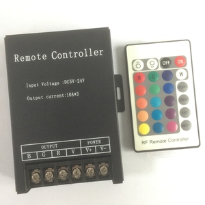 RGB RGBW беспроводной Радиочастотный пульт дистанционного управления DC5V 12V 24V светодиодный контроллер для светодиодных полос диммер - Product Image 1