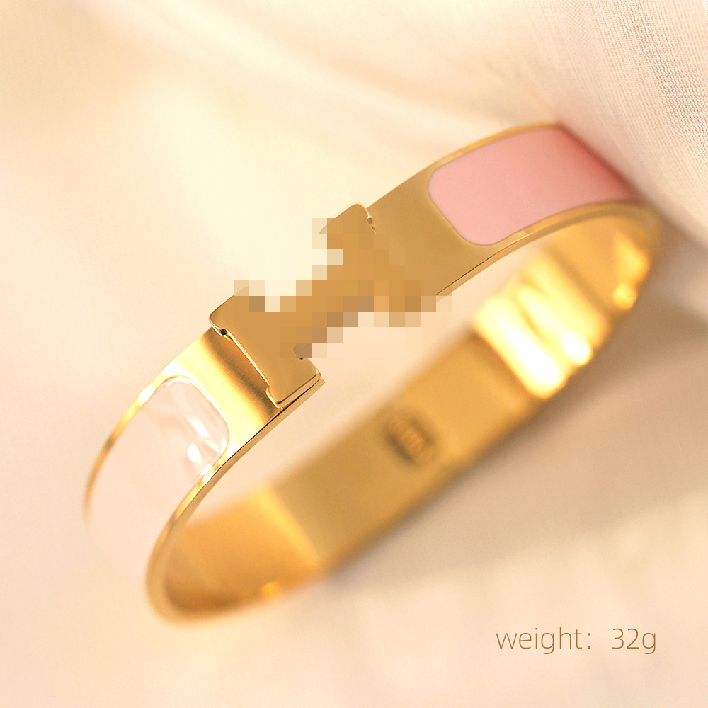 12mm smooth wide pink 18k gold