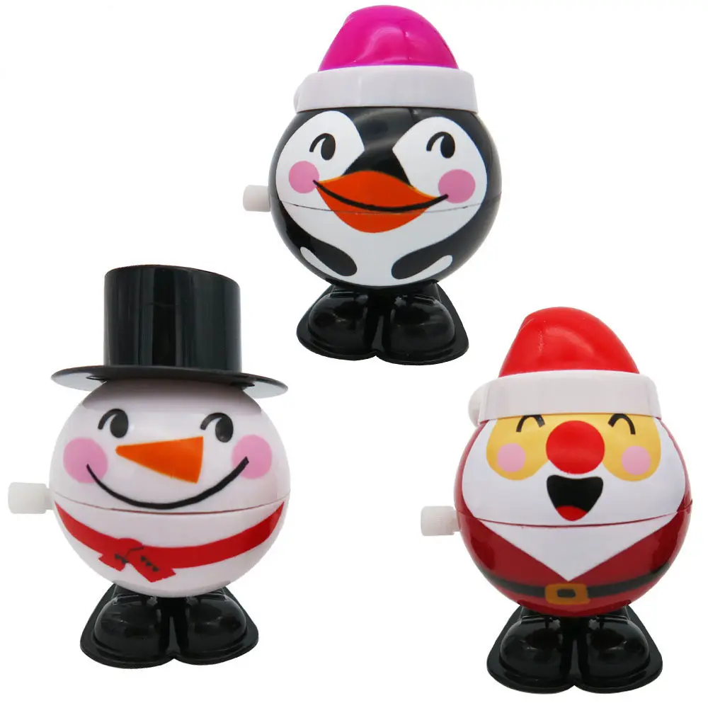 New Christmas Windup Toys Children Windup Walking Santa Claus Christmas Fidget Toys