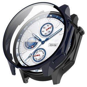 Sert kabuk cam ekran koruyucu Film Smartwatch çerçeve kılıf için OPPO izle X / OnePlus izle 2 tampon kapak akıllı aksesuarları - Product Image 4
