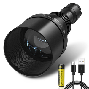 UniqueFire 1801 67mm מהיר פוקוס זום 5w ir 4715as 850nm ראיית לילה ir אינפרא אדום ציד פנס