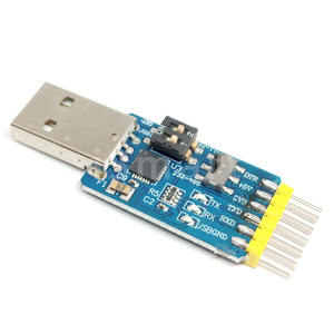 CP2102 USB-UART 6合1多功能串行模块适配器CP2102 USB至TTL rs485 rs232 3.3V/5v兼容 - Product Image 1