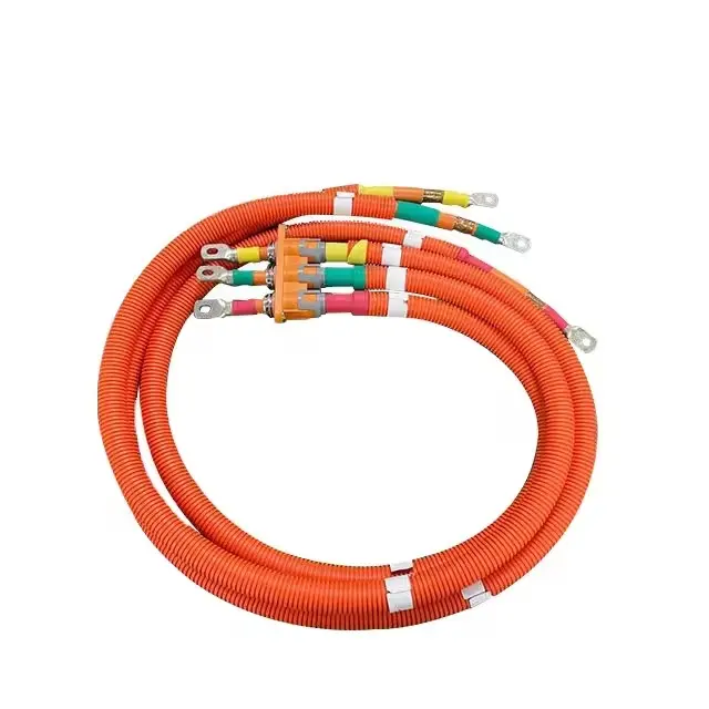 Ev High Voltage electric wire multiple core shielding power cable wiring harness Cable Assembly for Automobile