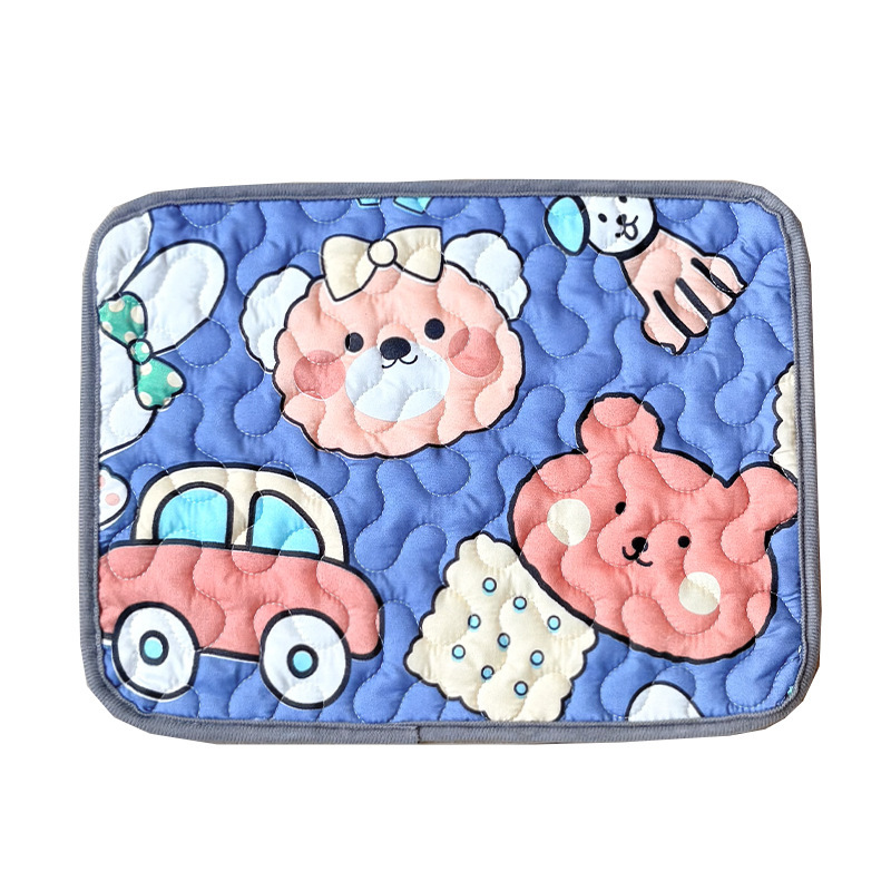 Blue animal polyester