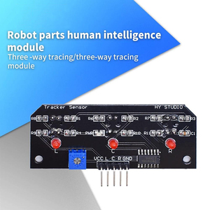 DC 5V 3-Kanal-Infrarot-Line-Tracker-Sensormodul Trio-Detektor ausgang TCRT5000-Sensor 10mm Abstand für Roboter-Kit AVR/ARM/PIC