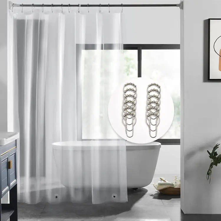 Revêtement de rideau de douche ultra-pva 72x72, résistant à l'eau, 3G, léger, pour salle de bain et douche
