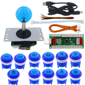 SJ @ JX аркадная игра DIY Kit Нулевая задержка PS USB энкодер механический переключатель клавиатуры ПК андроид аркадный джойстик контроллер - Product Image 1