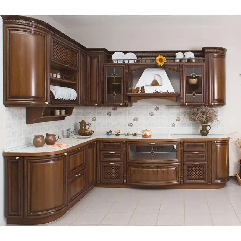 Livre 3D personalizado alta técnica modular cor personalizada design simples cereja sólida maple madeira armário de cozinha