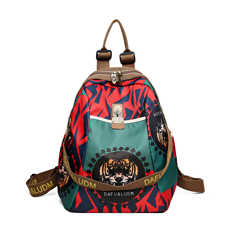 Tiger head pattern-naked bag