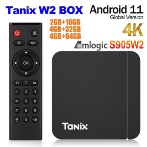 Amlogic W2 Android 11 TV kutusu Amlogic S905W2 2GB 16GB çift 2.4G/5G WiFi BT dört çekirdekli medya oynatıcı 4K çözünürlüğe karşı Tanix X4 kutu - Product Image 6