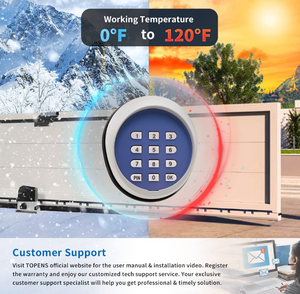 2 or 4 Channels 433mhz Wireless Outdoor Keypad Entry Keypad Digital Code Panel Security Remote Control - Product Image 3