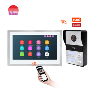 New Arrival 10inch <strong>Touch</strong> Screen Video <strong>Intercom</strong> <strong>System</strong> <strong>with</strong> Color Camera Doorbell for Multi-family - Product Image 1