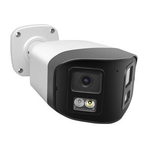 8MP双镜头圆顶全景闭路电视IP安全摄像机4K POE，带4MP固定高清广角云台功能CMOS传感器2个屏幕 - Product Image 3