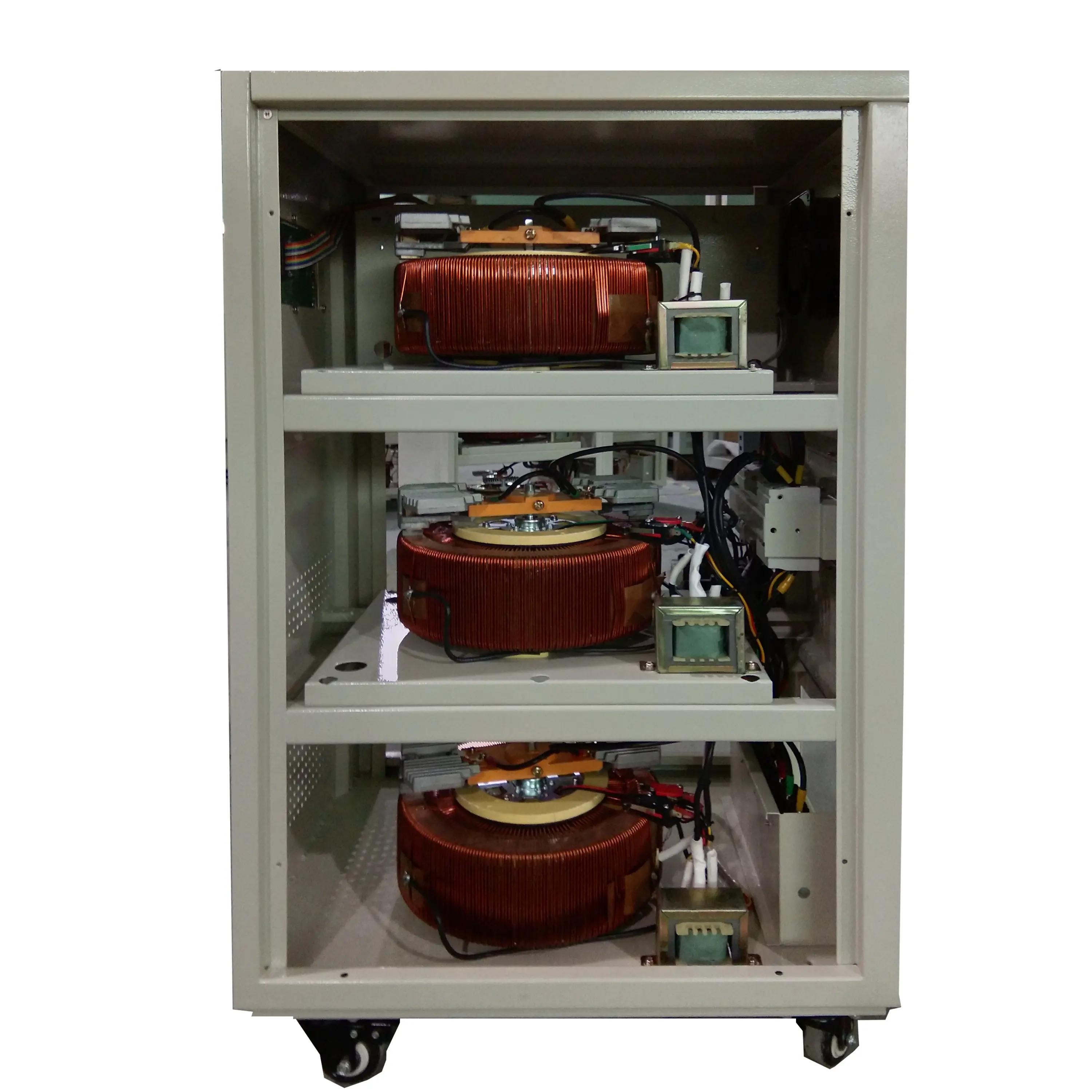 Goter User Friendly 10KVA sikat tiga fase tipe AVR Servo AC Stabilizer tegangan otomatis/Regulator