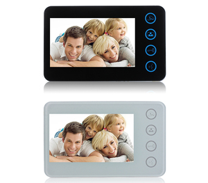 Sistema de intercomunicación multiapartamento Monitor de pantalla de 4,3 pulgadas desbloqueo intercomunicador para 12 apartamentos - Product Image 3