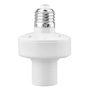 QIACHIP eWeLink Smart Glühbirnen adapter LED-Licht halter E26 E27 Universal Voice Control Socket Adapter für <span class=keywords><strong>Google</strong></span> Home