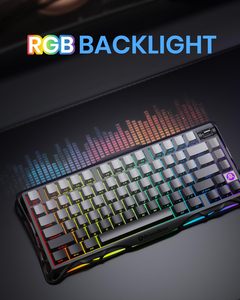 GravaStar Dispositivos periféricos de computadora K1 75% Teclado mecánico inalámbrico para juegos Interruptores lineales, retroiluminado RGB - Product Image 5