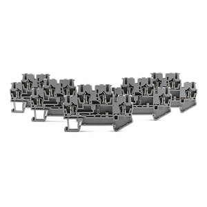 STTB 2.5 Electrical Feed Through Panel Mounted Two <strong>Double</strong> <strong>Layer</strong> Level Junction <strong>Double</strong> Level <strong>Spring</strong> Cage Din Rail <strong>Terminal</strong> <strong>Block</strong> - Product Image 5