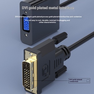<strong>2</strong>-in-<strong>1</strong> DVI <strong>VGA</strong> Adapter Cable Optical Fiber Twisted Pair 3.5mm RCA Connectors 10m 2m lengths Computer Monitor Conversion - Product Image 3