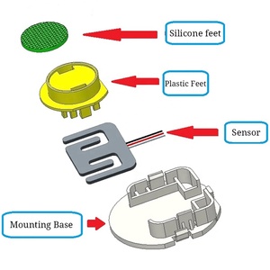 DIYmall 4PCS/Sets 50kg Load Cell with bracket <strong>Weight</strong> <strong>Sensor</strong> Half Bridge Strain Gauge Body Scale for <strong>Arduino</strong> - Product Image 5