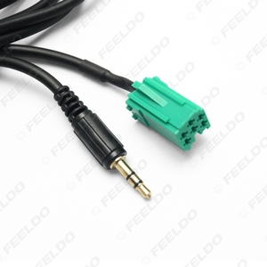 Aux-In อินพุตอะแดปเตอร์3.5มม. และวิทยุพร้อมปุ่มถอดสำหรับ Renault/Clio/Megane/Laguna สำหรับ MP3/IPod/iPhone - Product Image 2