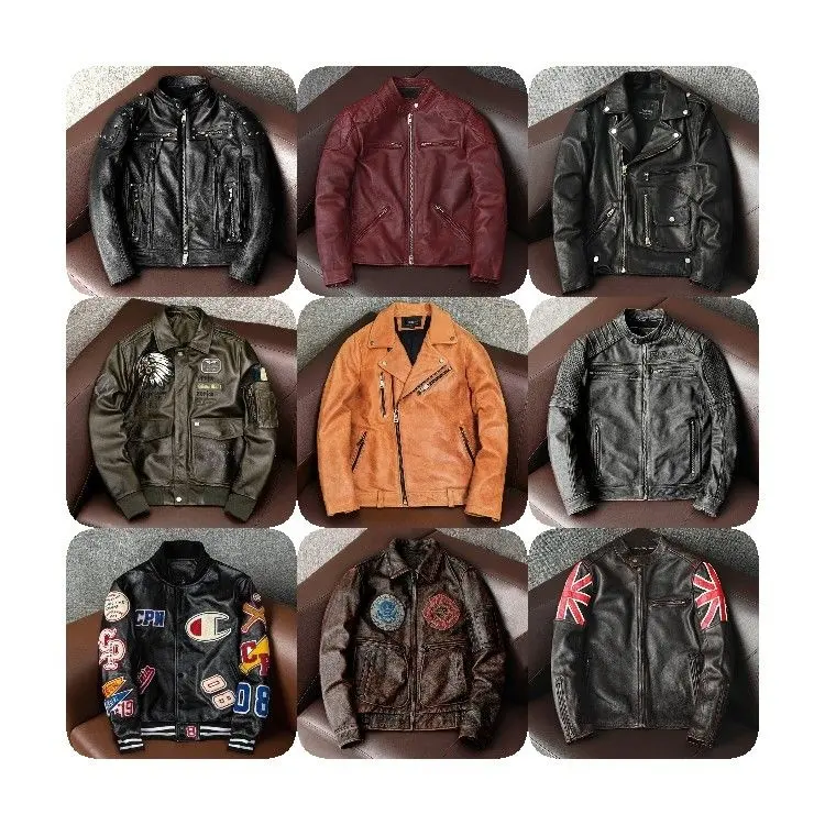 Fashion Designs Boys Classic Biker Jacket Motorcycle Pu Leather Jacket For Men's Slim Fit PU Leather Coat