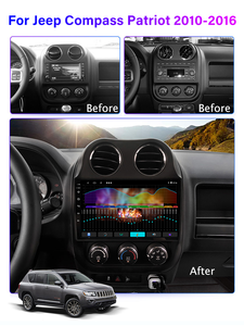 Central Android for Jeep Compass <strong>Patriot</strong> 2010-2016 Car Media Player Touch Screen Autoradio Monitor Auto Carplay 2din - Product Image 2