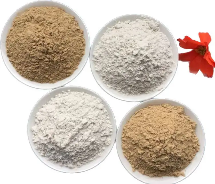 China Factory Directly Supply High Quality White/Yellow sodium/ calcium Bentonite Powder