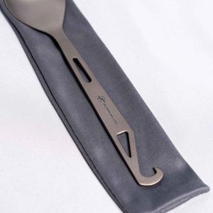 Sırt çantasıyla ve kamp için Ultra hafif titanyum Spork
