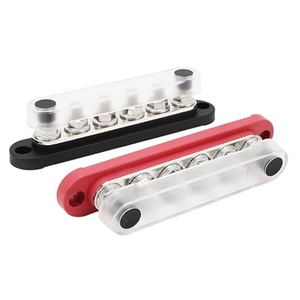12V-48V Bus Bar M8 Terminal çıtçıt güç dağıtım bloğu otomotiv araba tekne güneş sistemi için kapak pozitif ve negatif - Product Image 3