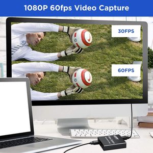 高清视频USB 2.0 HDMI 1080P HDMI视频捕获4K HDMI到USB 2.0带循环输出音频视频捕获卡转换器用于计算机 - Product Image 5