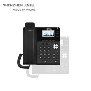 Teléfono IP de escritorio de alta calidad 3 Sip con Red PoE con aplicación ZOOM/TEAM - Product Image 3