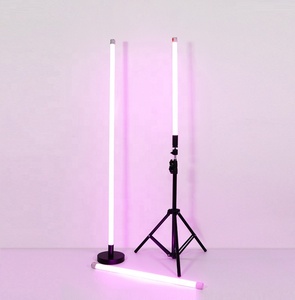 RGB el şarj edilebilir LED tüp lamba 30/60/120cm renkli RC kontrol tüpleri 360D dönebilir braket ile atmosfer ışığı tüp - Product Image 3