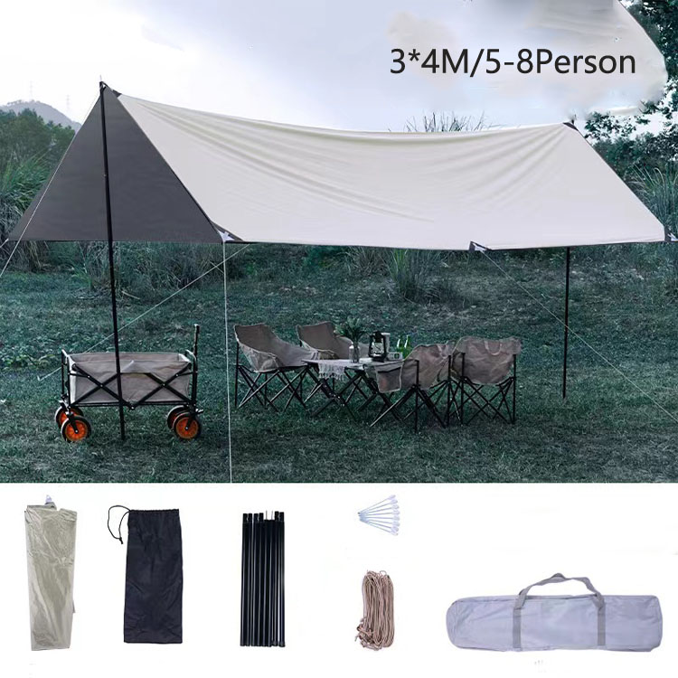 210T Silver 3*4M
