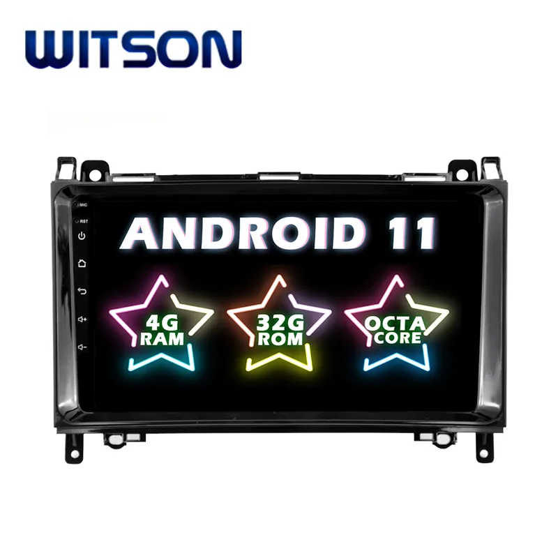 WITSON Android 11 Auto DVD Per MERCEDES-BENZ B200 A-CLASS W169 / B-CLASS W245 2004-12 4GB di RAM 32GB di ROM Built-in Wireless CARPLAY