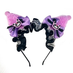 Conception amusante Halloween citrouille arc toile d'araignée bandeau enfants et filles crâne pince à cheveux accessoires de cheveux de fête - Product Image 3
