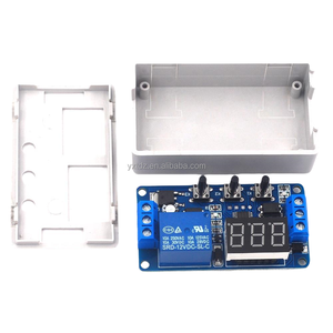 YXT Display digitale LED tempo ritardo modulo relè scheda DC 12V controllo programmabile Timer interruttore triger modulo ciclo con custodia - Product Image 3