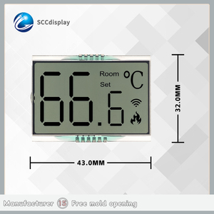 Werks großhandel Kunden spezifische TN Positive Temperatur Luft feuchtigkeit Digital anzeige 7 Segment anzeige SJXDGW0026 LCD-Module - Product Image 4