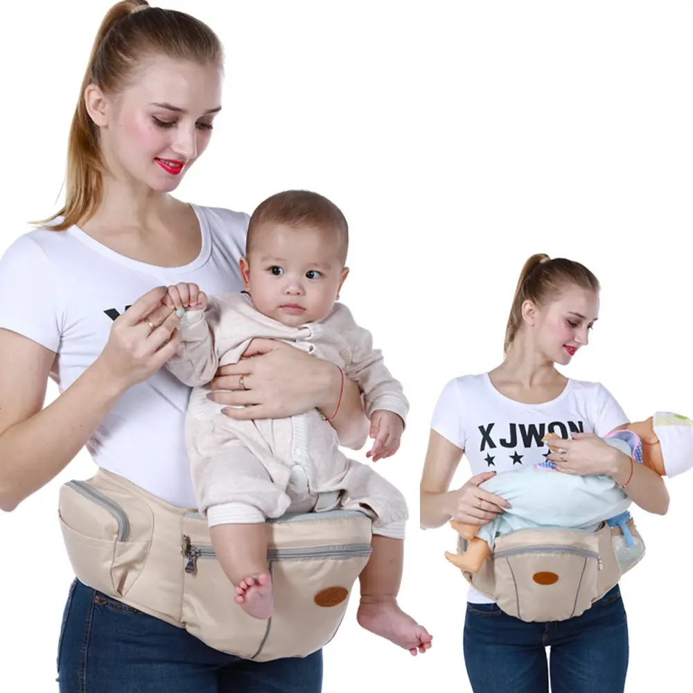 Portabebés multifuncional, taburete de una sola cintura, envoltura de algodón para bebé, venta al por mayor de fábrica