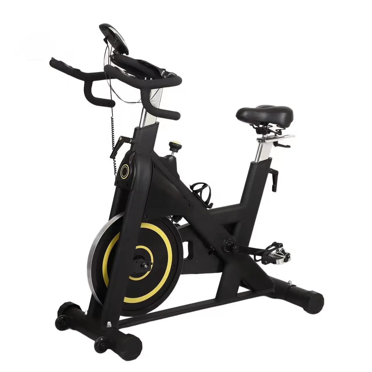 Home Fitness Sport Statisches Fahrrad 15kg Schwungrad Spinning Bike Kommerzielle Übung Spin Bike Gym Fahrrad Heimtrainer