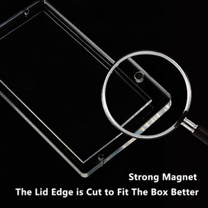 Bán buôn Acrylic Booster Box bảo vệ với nam châm Nắp TCG pokeoned Booster Box Acrylic cạnh 151 Booster trường hợp 6 mét tùy chỉnh - Product Image 3