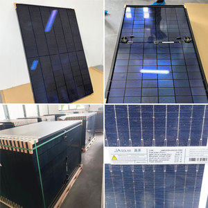JA năng lượng mặt trời n-loại đầy đủ màu đen hai mặt bảng điều khiển năng lượng mặt trời 430W 445W 450W Topcon kính đôi tất cả các mô-đun <span class=keywords><strong>PV</strong></span> màu đen <span class=keywords><strong>Mono</strong></span> bảng điều khiển năng lượng mặt trời - Product Image 3