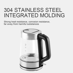 6预设温度1.5L 1.7L数字玻璃电热水壶，带可拆卸不锈钢泡茶器 - Product Image 5