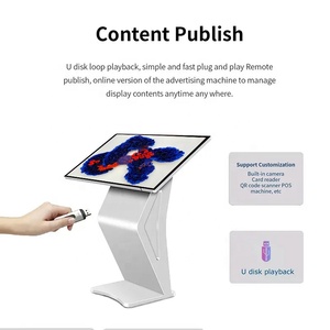 43 дюймов внутренняя реклама Digital Signage киоск сенсорный запрос интерактивный ЖК-Дисплей Инфракрасный сенсорный запрос киоск вывеска - Product Image 4
