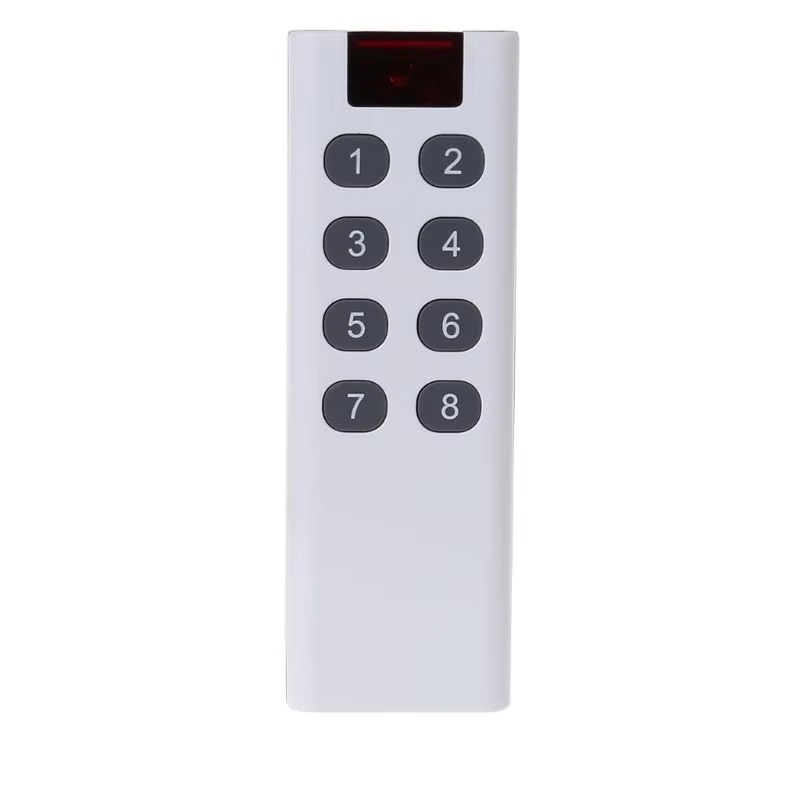 White 8 Button