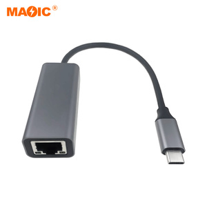 Adaptador de red tipo C a Rj45 de 1000Mbps, adaptador LAN de red Gigabit Usb3.1, adaptador Gigabit Ethernet para ordenador portátil - Product Image 2