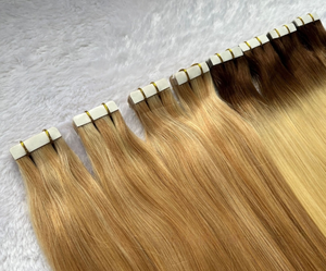 Germany Dual Side Tape Hair Extensions Fast <strong>Easy</strong> Straight Remy Raw Brazilian Virgin <strong>Human</strong> Multiple Colors Competitive Price - Product Image 1