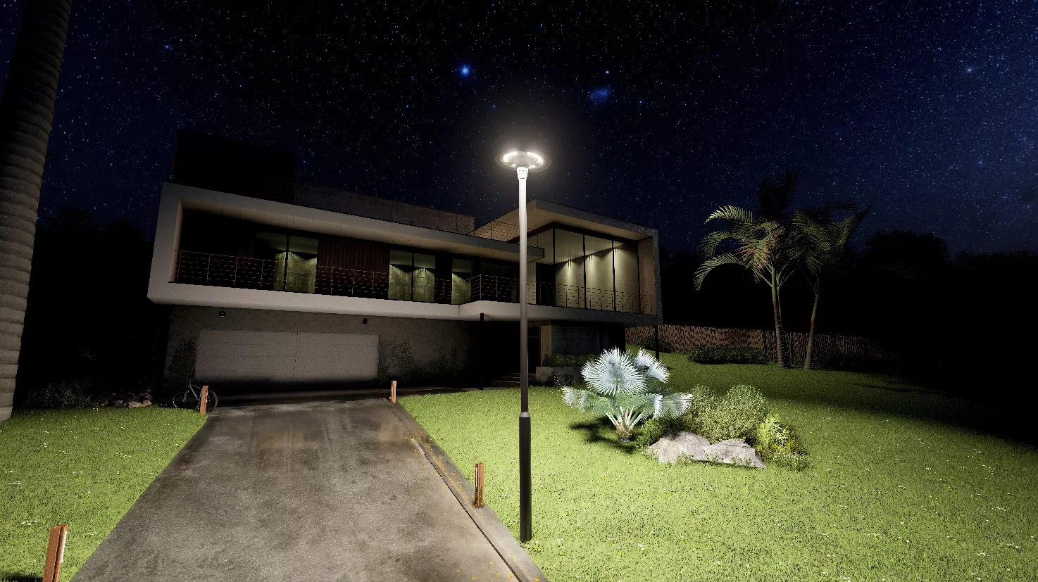 RGB LED SOLAR GARDEN LIGHT 5